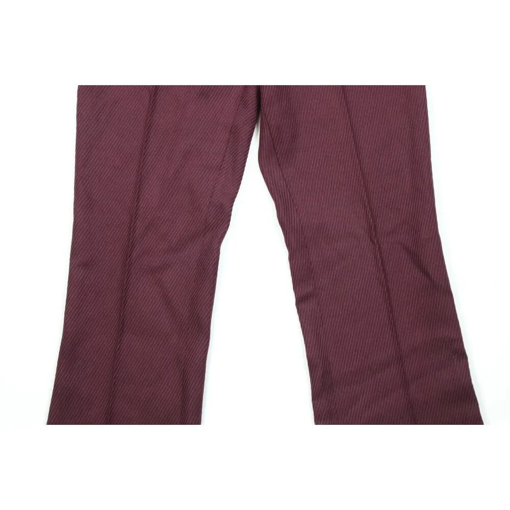 Vintage 70s Lee Mens 34x31 Whipcord Ribbed Knit Corduroy Bell Bottoms Pants USA - Picture 3 of 12